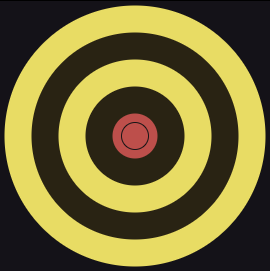 6-inch Sticky Gel Target